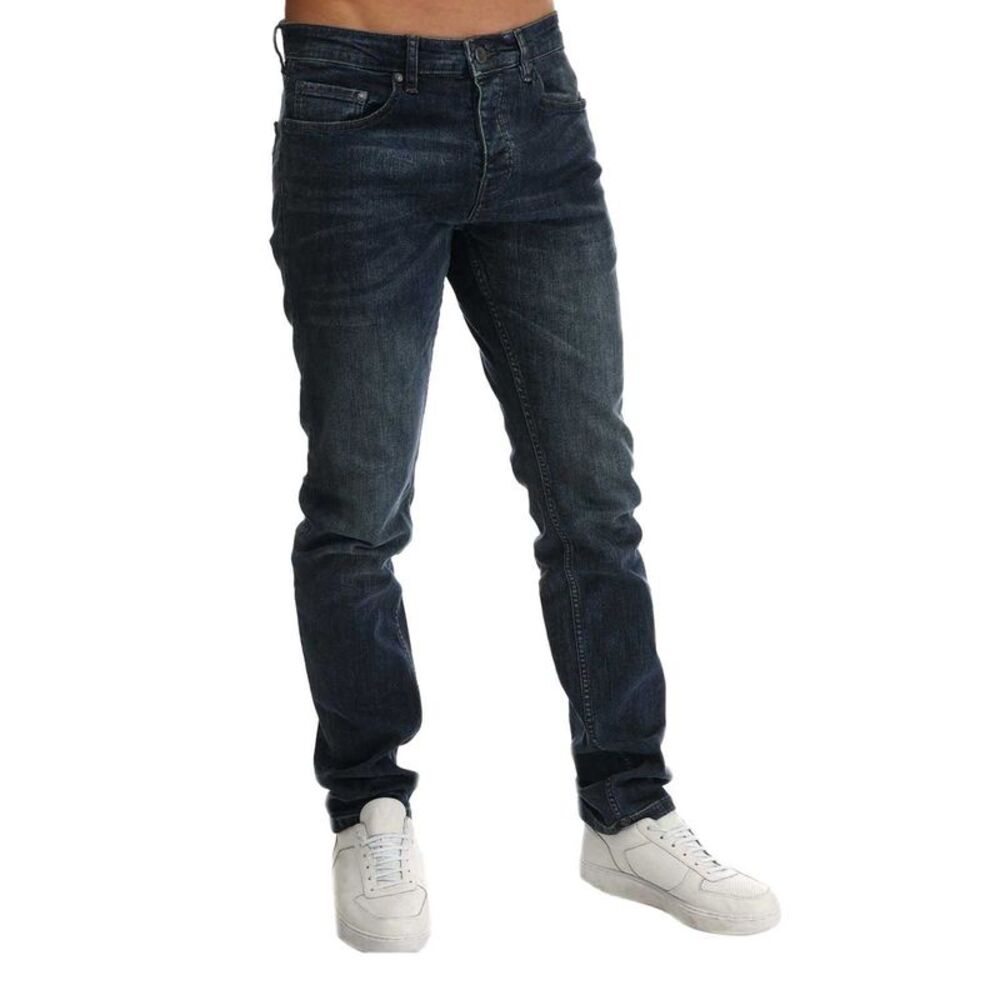 Weekend Offender Mens Tapered Jeans / Blue